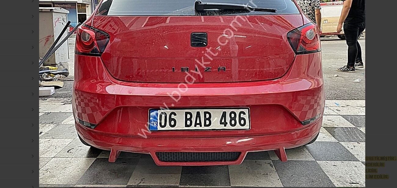 Seat İbiza Mk4 Uyumlu Yedek Parça Arka Tampon Eki