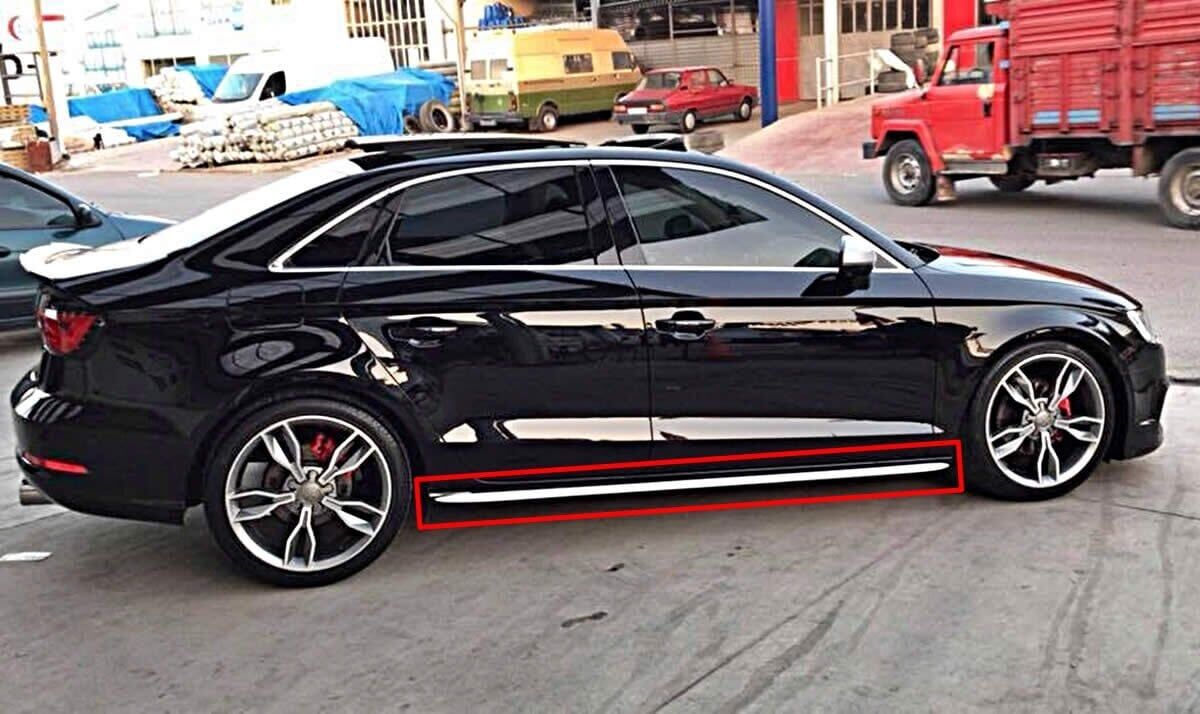 Audi A3 Uyumlu Yedek Parça Sedan Sline Marşpiyel Çıtası
