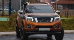 Volkswagen Amarok 2010+ Uyumlu Yedek Parça Off Road Ön Tampon Koruma Demiri Siyah (Çiftli Bıyık) AQM4WD