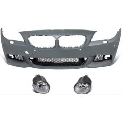 Bmw 5 Serisi F10 2010-2013 Uyumlu M Tech Ön Tampon (Sis Lambası) +Panjur