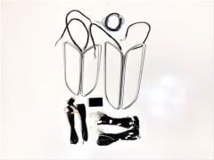 Mercedes W176 A & W117 Cla & Gla Serisi Uyumlu Yedek Parça 64 Renk Ambians Aydınlatma - Aplikasyon Kontrollü