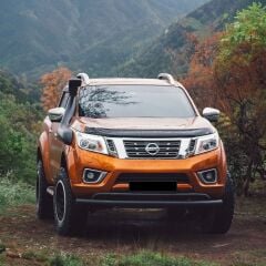 Mitsubishi L200 2007+ Off Road Ön Tampon Koruma Demiri Siyah (Çiftli Bıyık) AQM4WD PST18