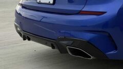 Bmw G20 2019+ Uyumlu Difüzör ve Krom Egzoz Seti M-Sport
