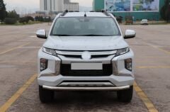 Toyota Revo 2006+ Uyumlu Off Road Ön Tampon Koruma Demiri Krom (Tekli Bıyık) AQM4WD PST19