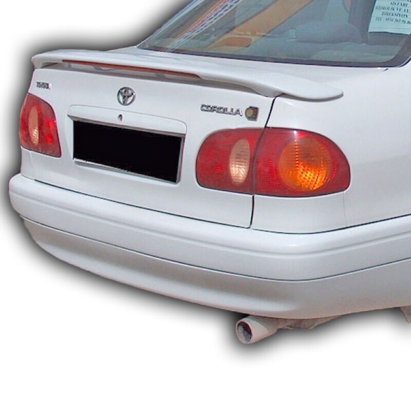 Toyota Corolla Sedan 1999-2001 Uyumlu Yedek Parça Işıklı Spoiler Boyalı
