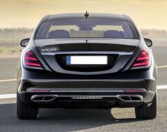 Mercedes W222 S Serisi 2014-2020 Uyumlu  Maybach Body Kit (Maybach Far Ve Stop Dahil)