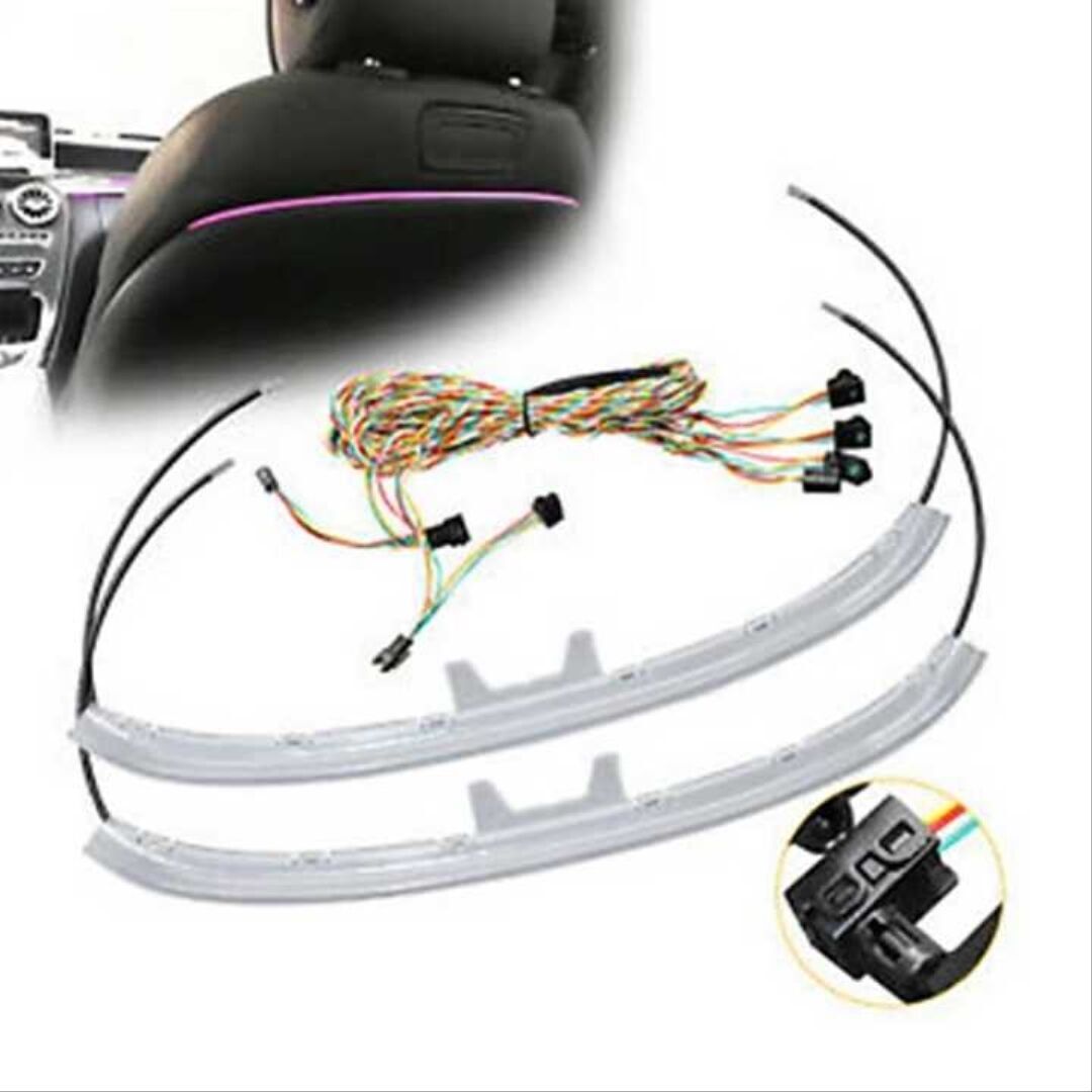 Mercedes W177 A Serisi 2019+ & W118 CLA 2020+ Uyumlu Yedek Parça Ön Koltuk Ambians (2 Parça)