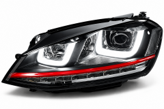 Golf 7 U Led Far Kırmızı