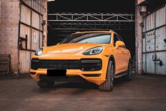 Porsche Cayenne 2011-2014 Uyumlu Full Facelift 2018+ Turbo Bady Kit (Farlar Dahil)