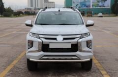 Mercedes X-Class 2017+  Uyumlu Yedek Parça Off Road Ön Tampon Koruma Demiri Krom (Tekli Bıyık) AQM4WD PST19