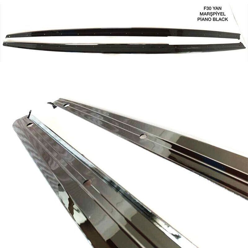 Bmw 3 Serisi F30 2012-2018 Uyumlu Yedek Parça Marşpiyel Piano Black