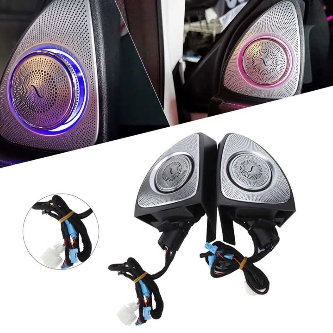Mercedes GLC X253 2021+ Uyumlu 3D Tweeter (64 Renk Ambians İçin)