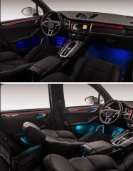 Porsche Macan 2014-2016 Için Uyumlu Ambians Aydınlatma Seti