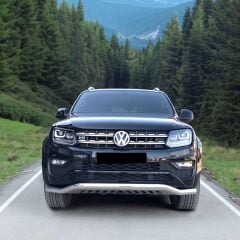 Mercedes X Class 2017+ Uyumlu Yedek Parça Off Road Saclı Ön Koruma Ön Tampon Koruma Demiri Krom GloPlus AQM4WD PST21