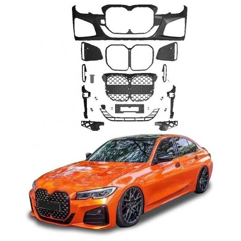 Bmw 3 Serisi G20 İçin G22 Uyumlu Dönüşüm Body Kit (Krom Çerçeveli)