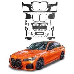 Bmw 3 Serisi G20 İçin G22 Uyumlu Dönüşüm Body Kit (Krom Çerçeveli)