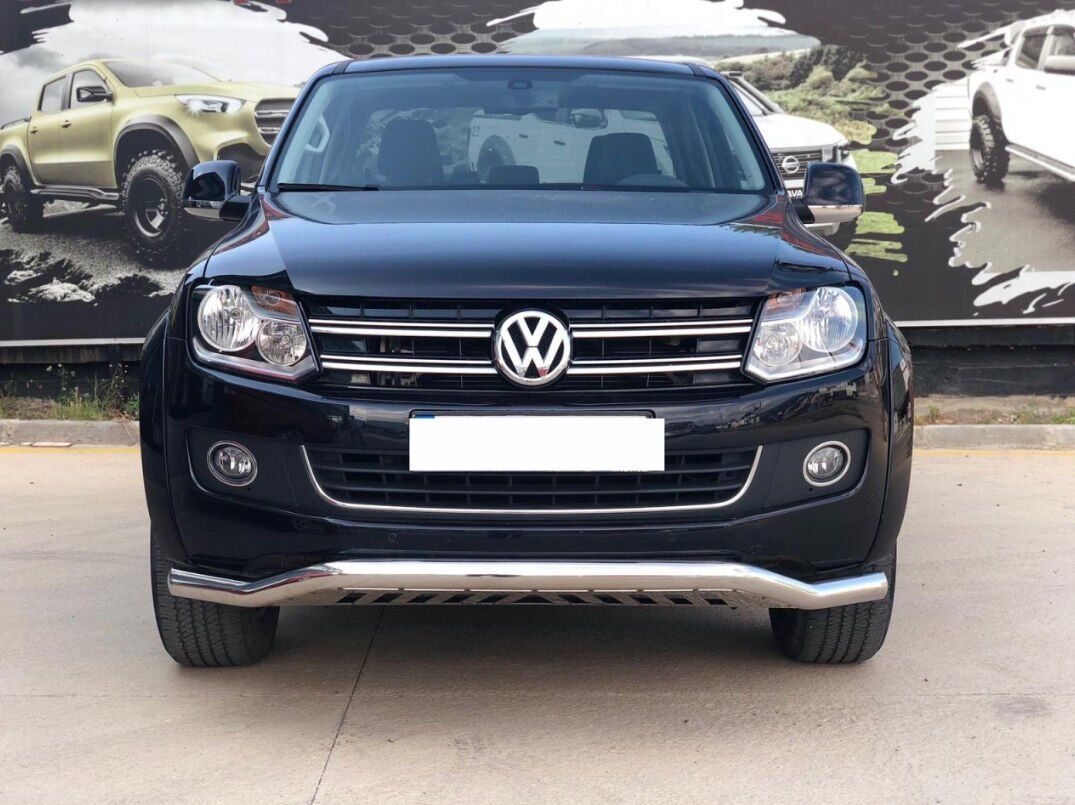 Volkswagen Amarok Uyumlu 2010+ Off Road Saclı Ön Koruma Ön Tampon Koruma Demiri Krom GloPlus AQM4WD