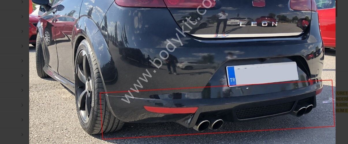 Seat Leon 2 Uyumlu Yedek Parça Arka Tampon Eki
