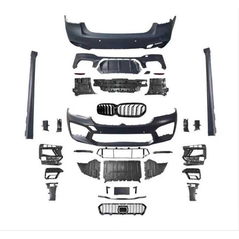 Bmw 5 Serisi G30 2021+ LCI Uyumlu M5 Body Kit + Panjur