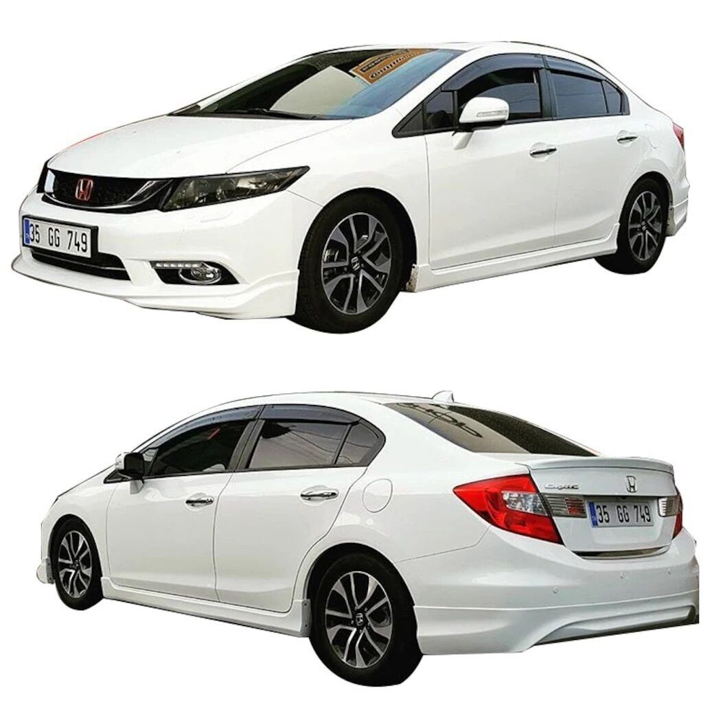 Honda Civic Fb7 Uyumlu  Modulo Yan Marşpiyel (Plastik)