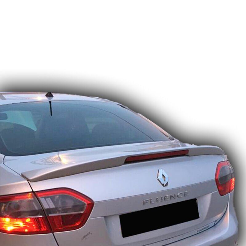 Renault Fluence Uyumlu Yedek Parça Işıklı Kalın Spoiler Boyalı