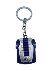 Bmw Uyumlu Yedek Parça M Motor Kapağı Anahtarlık Mavi