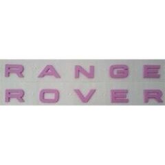 Range Rover Uyumlu Yedek Parça Pembe Bagaj Logosu