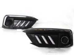 Honda Civic Uyumlu Yedek Parça FC5 2019+ İçin Uyumlu Makyajlı Kasa 3 Çizgi Ön Sis Ledi Hareketsiz