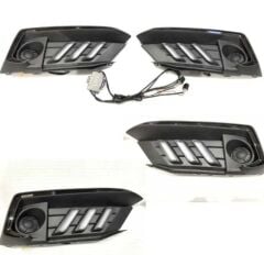 Honda Civic Uyumlu FC5 2019+ İçin Uyumlu Makyajlı Kasa 3 Çizgi Ön Sis Ledi Hareketsiz