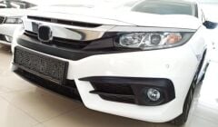 Honda Civic FC5 Uyumlu Yedek Parça 2016-2020 İçin Uyumlu Ön Sisi Orta Çita Piano Black
