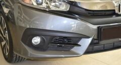 Honda Civic FC5 Uyumlu 2016-2020 İçin Uyumlu Ön Sisi Orta Çita Piano Black