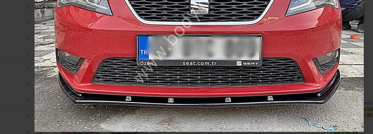 Seat Leon 3 Style Uyumlu Yedek Parça Ön Lip - Plastik
