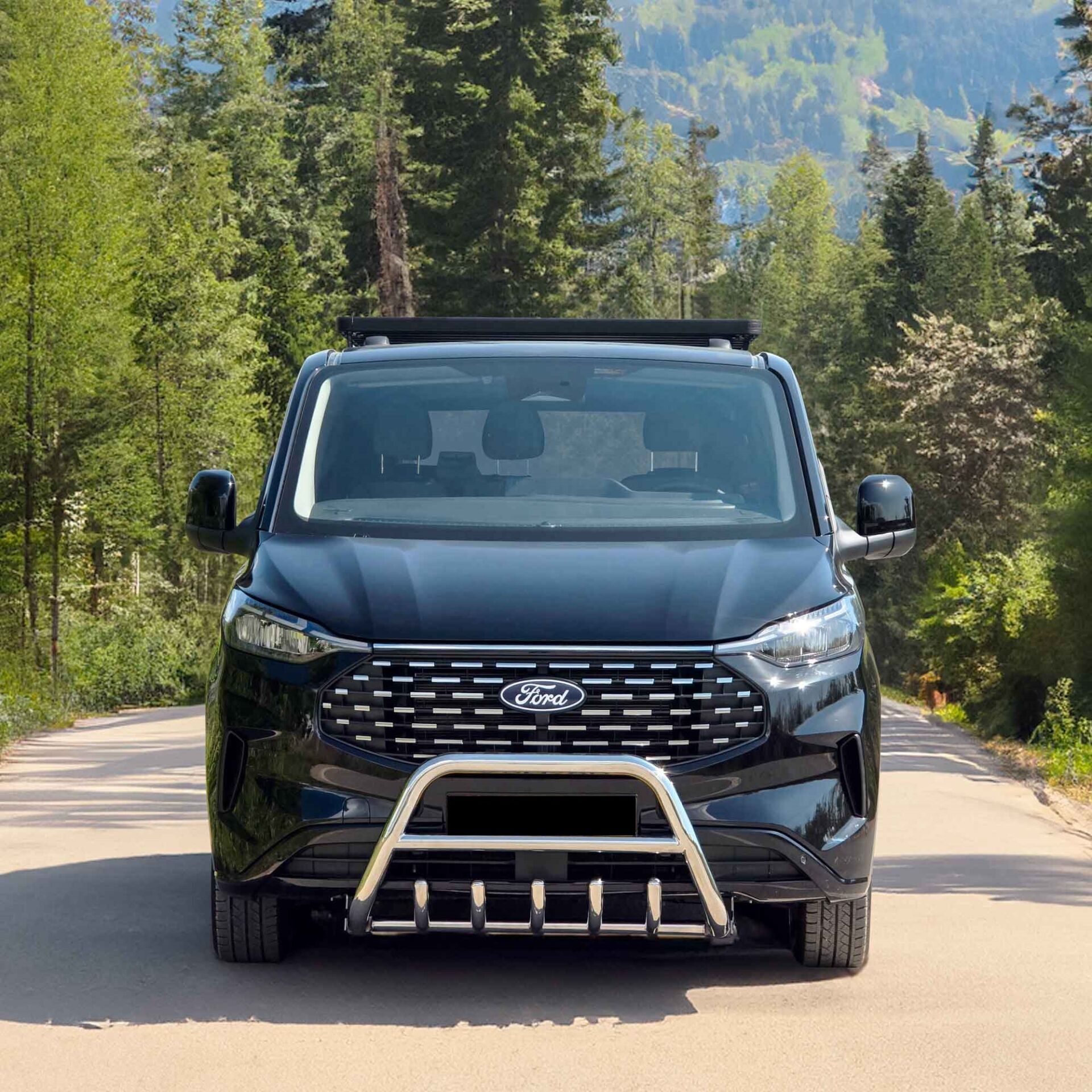 Mitsubishi L200 2007+ Off Road Krom Karterli Ön Koruma Ön Tampon Koruma Demiri Informplus AQM4WD PWT02