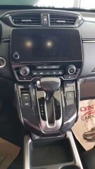 Honda CR-V 2017+ Uyumlu Yedek Parça Karbon Orta Menfez Kaplama