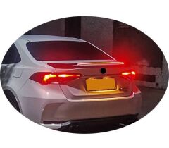 Toyota Corolla 2019+ Uyumlu Yedek Parça Led Spoiler