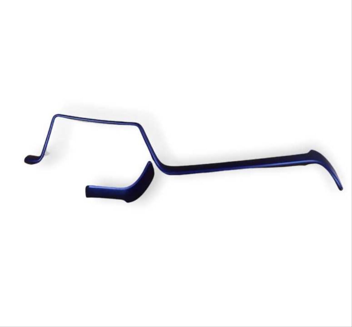 Toyota C-HR 2016-2019 Için Uyumlu Yedek Parça Konsol Alt Kaplama 2 Parça Mavi