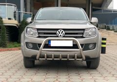 Volkswagen Amarok 2010+ Uyumlu Yedek Parça Off Road Krom Karterli Ön Koruma Ön Tampon Koruma Demiri Informplus AQM4WD PWT02