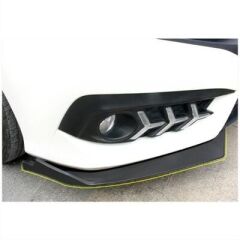 Honda Civic FC5 Uyumlu 2016-2020 Çıkıntılı Ön Flap Piano Black Dizayn B