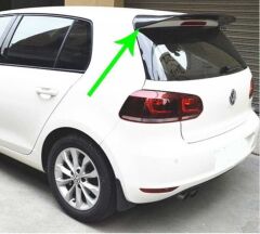 Volkswagen Golf 6 Uyumlu Yedek Parça Spoiler (Piano Black)