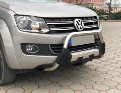 Vokswagen Amarok 2010+ Off Road Krom Poliüretan Ön Koruma Ön Tampon Koruma Demiri Amazonplus AQM4WD PWT15