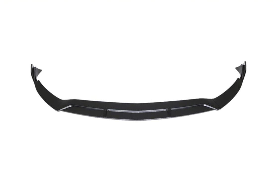 Mercedes W177 A Serisi Uyumlu Yedek Parça Ön Lip - Piano Black (Parlak Siyah) (Amg Donanım İçin)