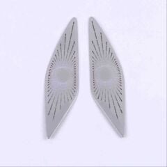 Volkswagen Golf 8 Uyumlu Yedek Parça Harman KardonTweeter Kaplama- Sılver  (Life,Style,Impression Paket için)