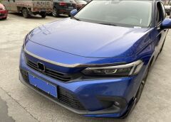 Honda Civic FE1 Uyumlu 2022 İçin Uyumlu Panjur Üst Trim - Piano Black