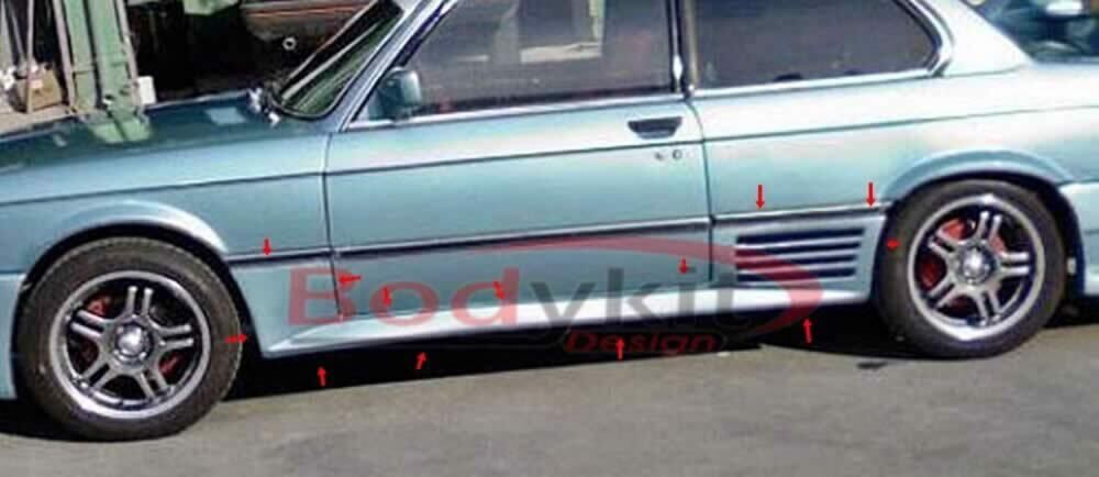 Bmw E21 Uyumlu Geniş Marşpiyel