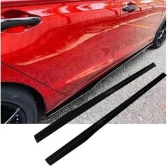 Honda City Uyumlu Yedek Parça 2020+ İçin Uyumlu RS Marşpiyel (Parlak Siyah)