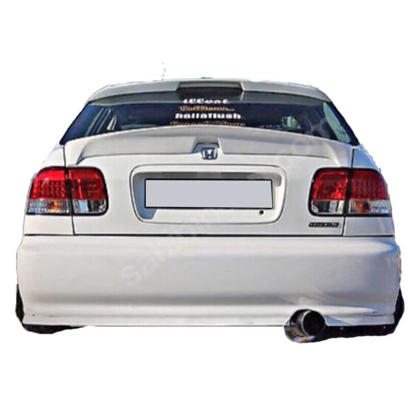 Honda Civic Uyumlu Yedek Parça 1996-2001 Spoon Spoiler Boyalı Fiber