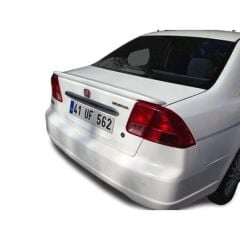 Honda Civic Uyumlu Yedek Parça Vtec2 İnce spoiler Boyalı Fiber