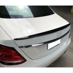 Mercedes Benz W213 E Serisi Uyumlu Düz Spoiler Pıano Black
