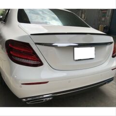 Mercedes Benz W213 E Serisi Uyumlu Düz Spoiler Pıano Black
