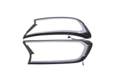 Ford Ranger 2015-2021  Uyumlu Yedek Parça  Gündüz Ledli Ön Far Çerçevesi